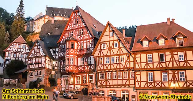 Am Schnatterloch in Miltenberg am Main.